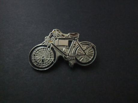 Werner eerste gemotoriseerde fiets ( Frankrijk) 1902, zilverkleurig